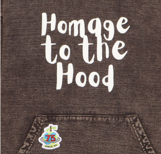 Brown “Homage to the Hood” hoodie