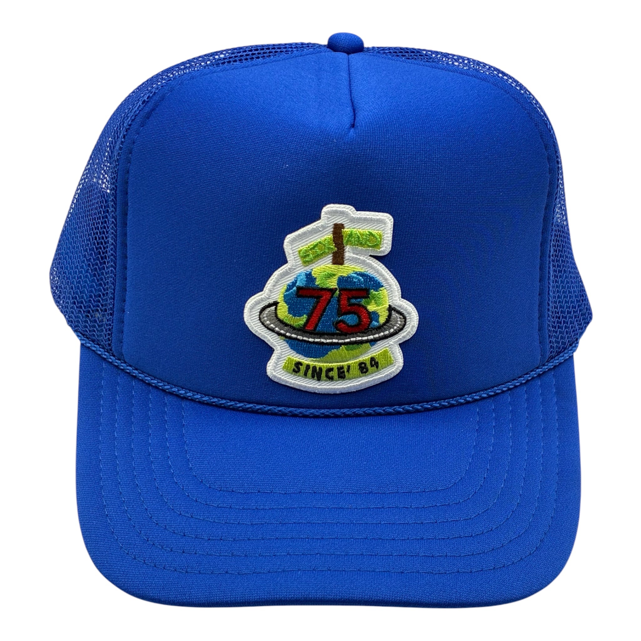 Royal Blue Six & 75 Trucker Hat