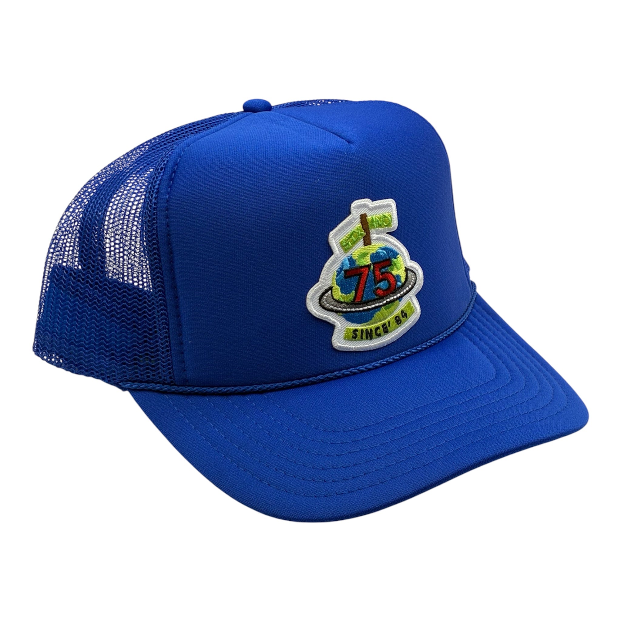 Royal Blue Six & 75 Trucker Hat