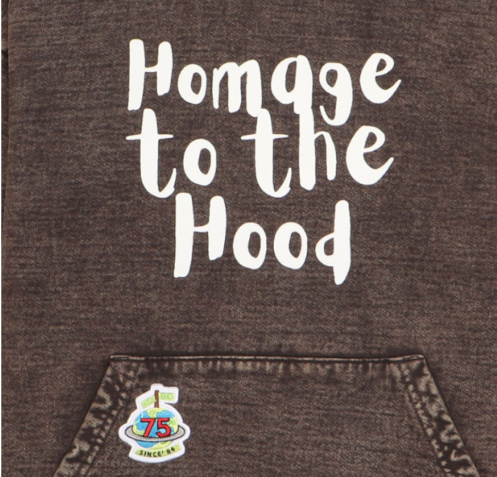 Brown “Homage to the Hood” hoodie