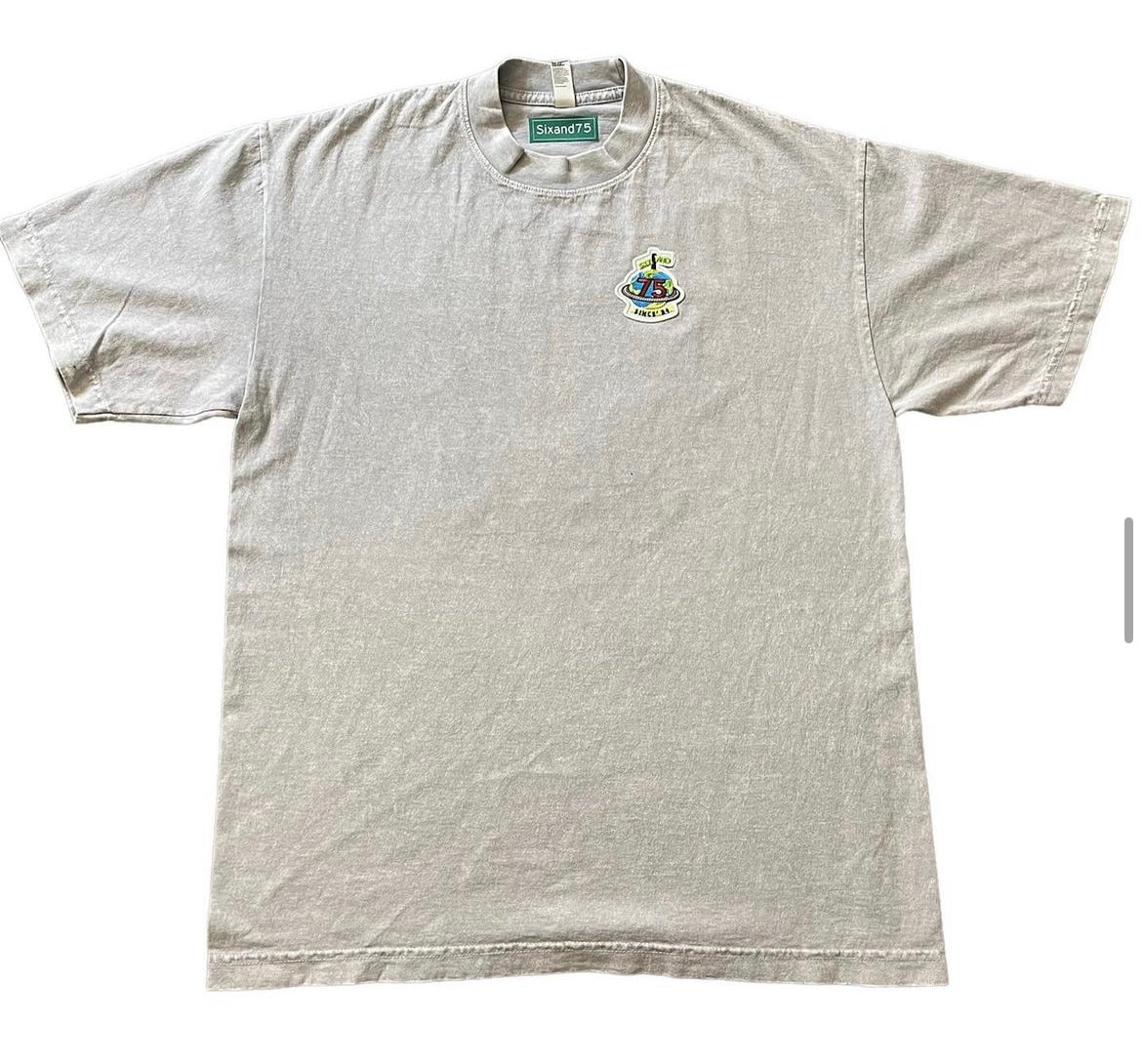 Ice Grey “Homage to the Hood” puff-tee